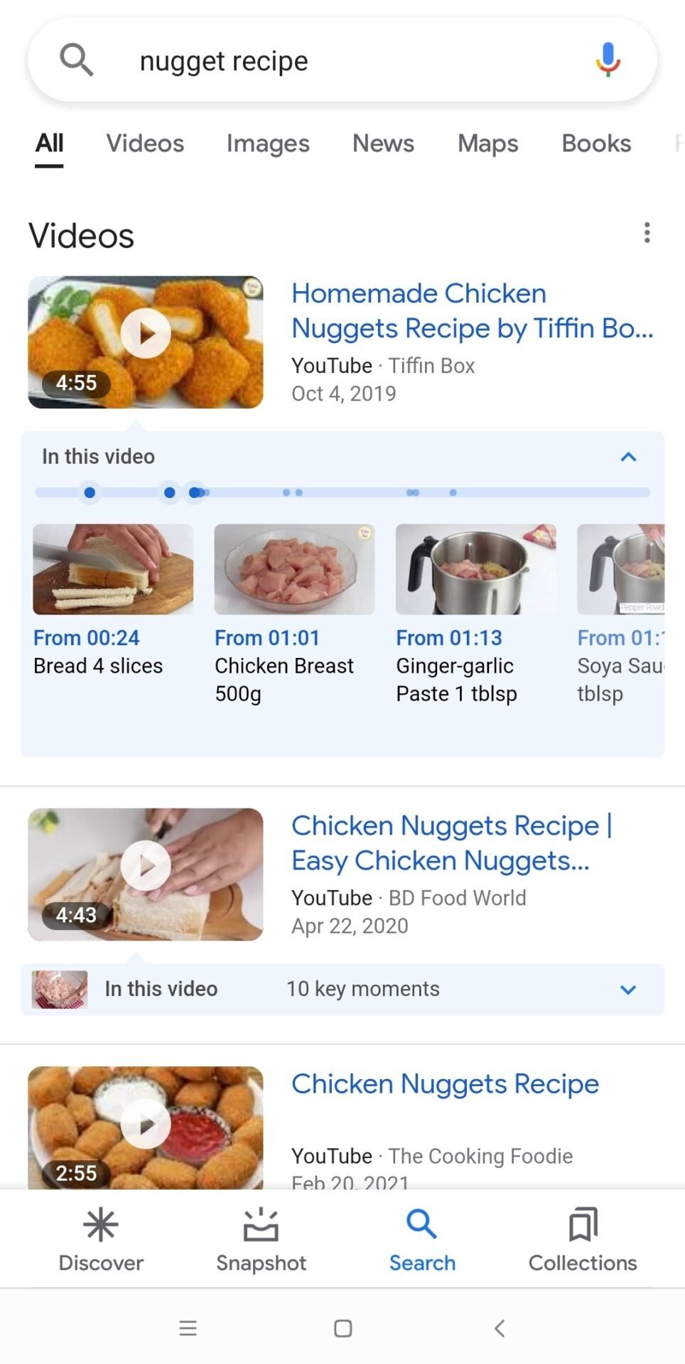 Keyword Example 