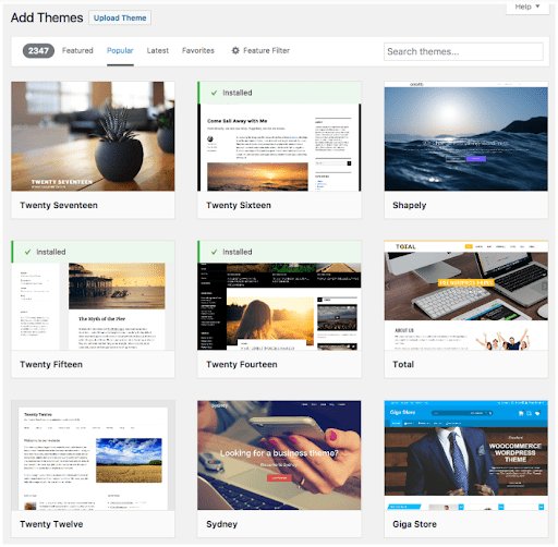WordPress Themes